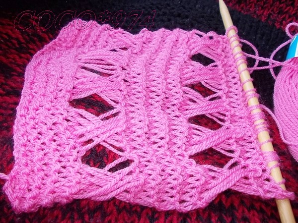 DesignEtte 3X-Large 100 Kit Tricot En Coton égyptien Rose 940 Lampions